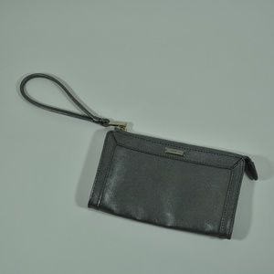 SILVER Cole Haan Wristlet Clutch